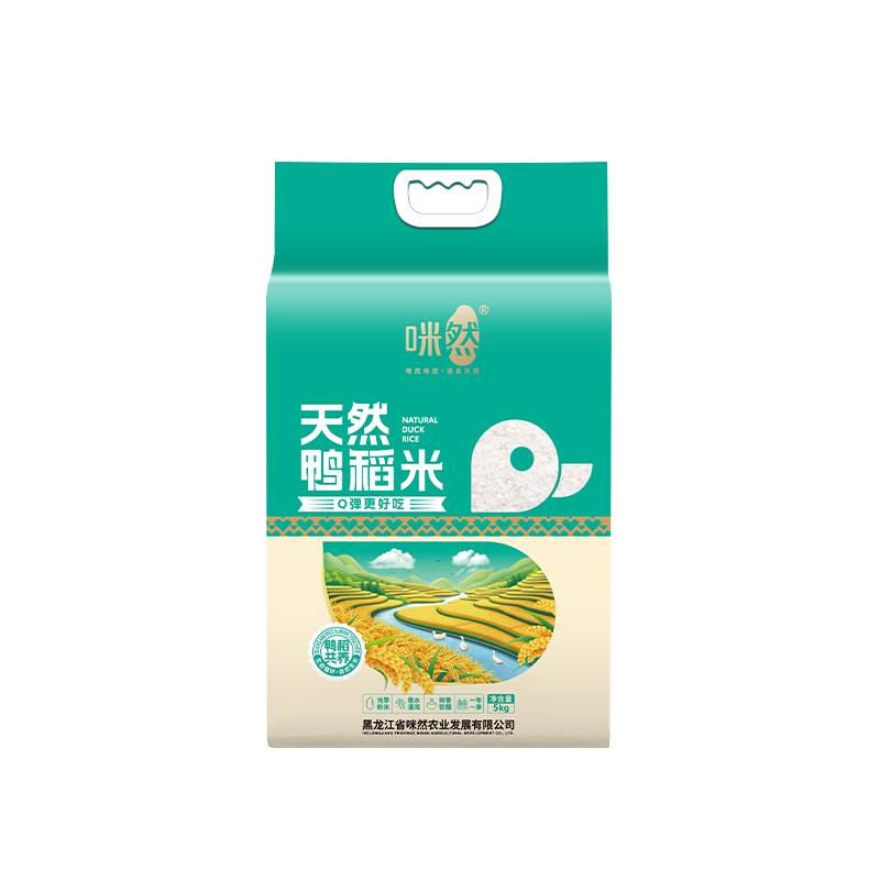 咪然 天然鸭稻米 生态珍珠米5kg