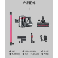 苏宁宜品吸尘器家用无线手持式小型一体机可充电大吸力床上猫狗大功率大吸力一机多用/至尊清洁加配款(内含电动除螨刷)