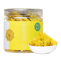 润弘永堂 金丝皇菊12g/罐 黄山新花菊花茶花草茶 一杯一朵大朵菊花