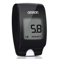 欧姆龙(OMROM)血糖仪 HGM-112免调码 自动测量 虹吸式 微量采血 记忆无按钮 配50片试纸+针头