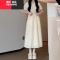 YIBUSHENGpolo领工装风连衣裙子女季2024新款气质收腰长裙茶歇法式小个子