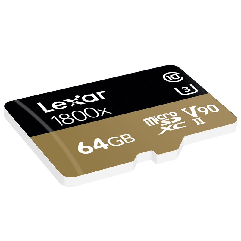 雷克沙（Lexar）64GB TF卡1800X U3 高速读270MB/s 写150MB手机内存卡存储卡