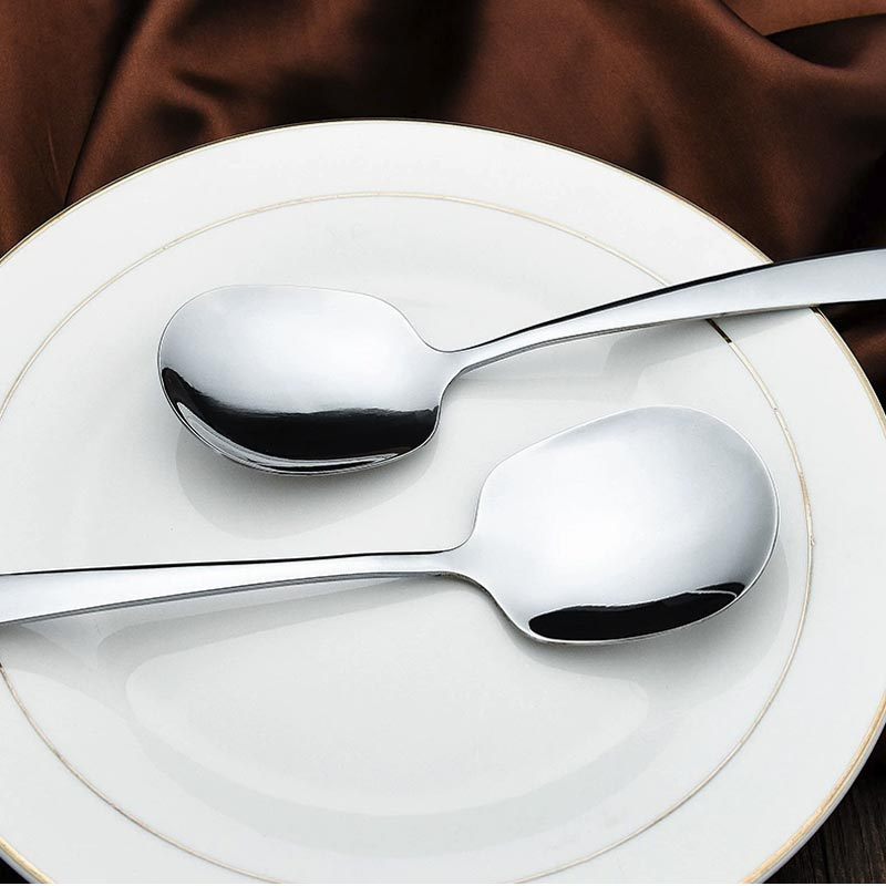 萃姿尔(TRESOR) 分羹 加厚304不锈钢公用勺子自助分菜勺220*60mm 材质:201