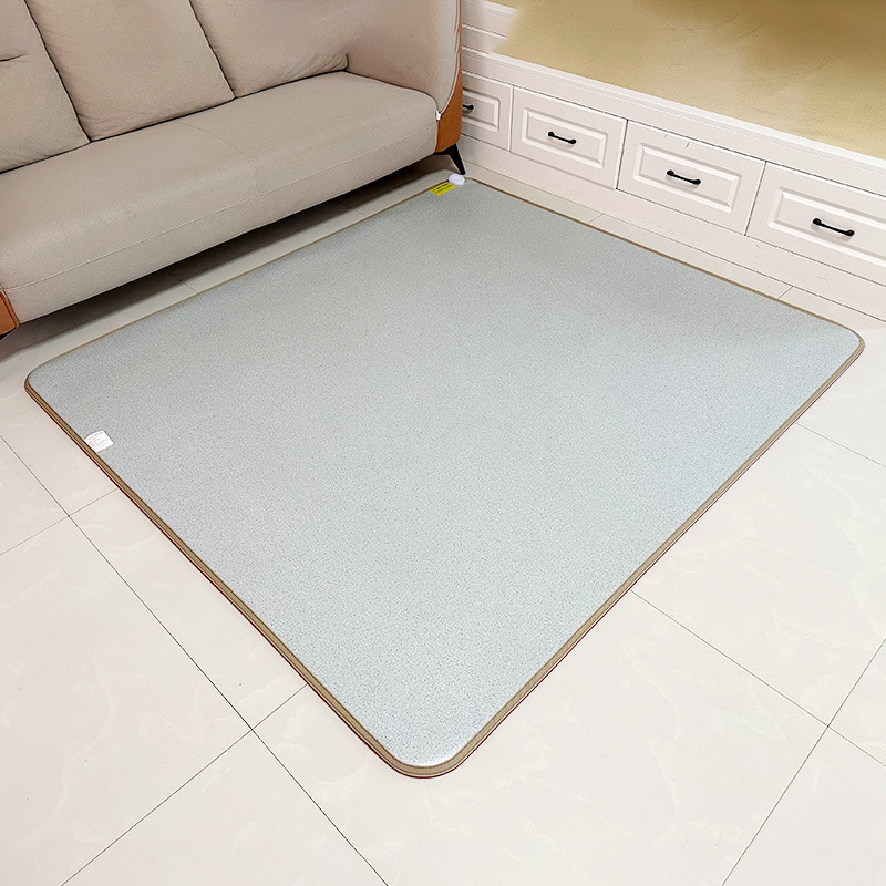 CCKO暖脚垫碳晶地暖垫石墨烯地暖加热地垫家用电热垫 时尚灰 100*200cm可定时数码智能温控开关