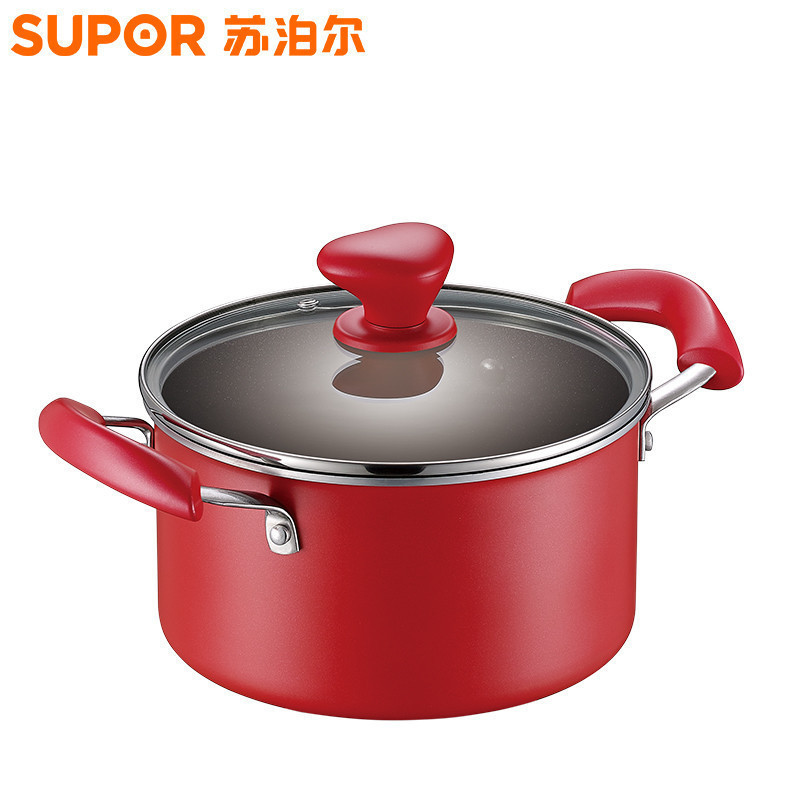 苏泊尔(SUPOR)套装锅三件套不粘锅炒锅煎锅炒锅奶锅汤锅泡面锅平底锅套装家用锅套装组合厨具锅具TP1799E