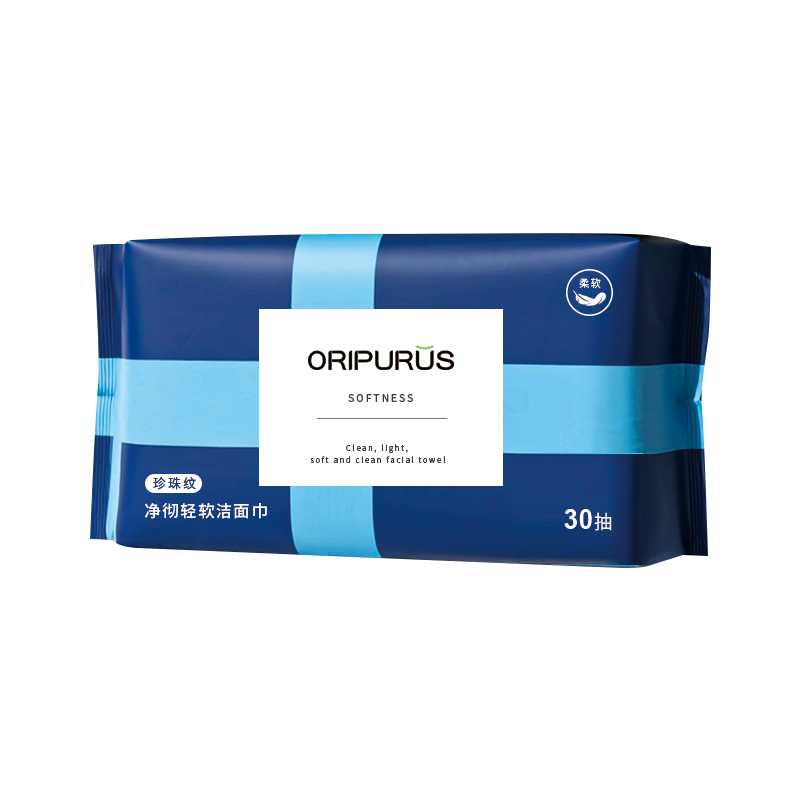 奥朴兰诗ORIPURUS净彻轻软洁面巾30抽高清大图