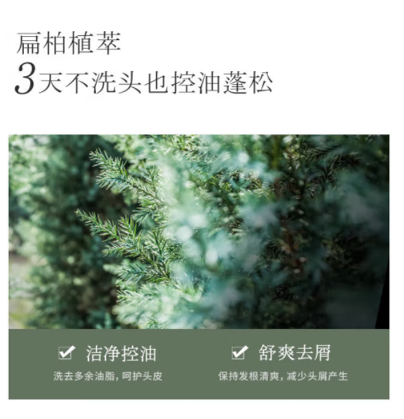 浅香 日本扁柏氨基酸洗发水500g高清大图