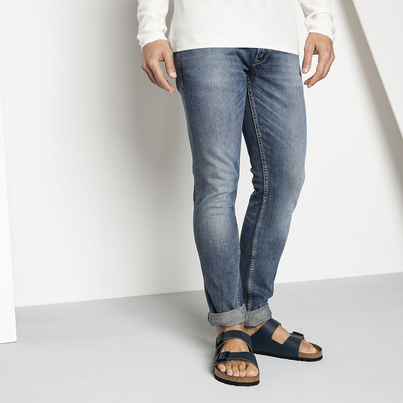 德国原装进口Birkenstock软木舒适凉拖鞋Arizona天然光滑牛皮材质