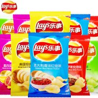 乐事 薯片 混合口味40g*10包(零食大礼包膨化休闲零食组合)