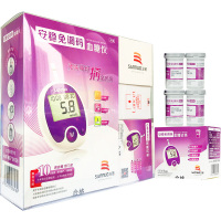 三诺（SANNUO）安稳免调码家用全自动糖尿病血糖测试仪套装 血糖仪+50支采血针+试纸50【血糖仪 】