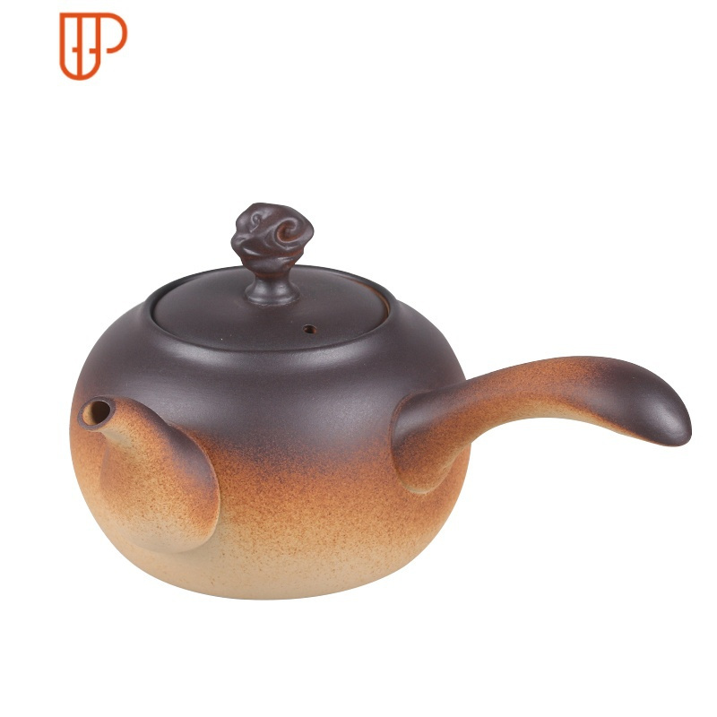 潮州原矿土壶茶炉煮茶烧水陶壶旅行茶具陶瓷陶泥侧把壶电陶炉炭炉泡茶 国泰家和 623-800毫升