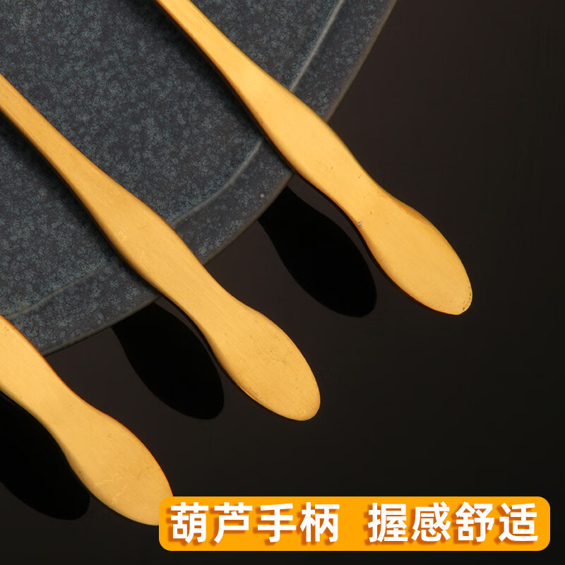 调味勺厨师专用调料勺 不锈钢长柄加长勺搅拌商用餐馆火锅小勺子高清大图