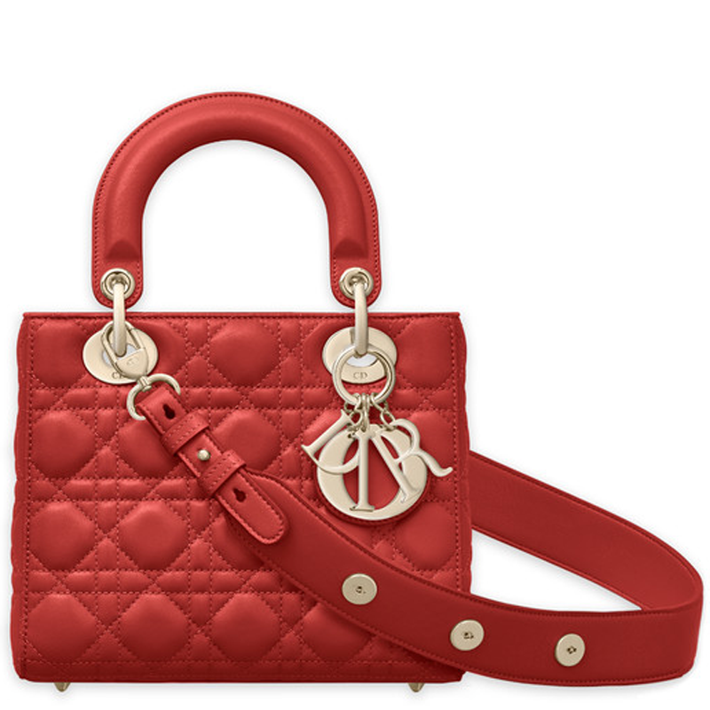 迪奥 Dior 女士单肩包d10 Dior迪奥法国直邮女士单肩包18新款lady Dior戴妃包暗红色藤格纹小羊皮手提包淡金色金属配饰点缀dior 徽章 价格图片品牌报价 苏宁易购孔雀翎海外旗舰店