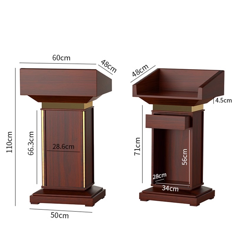 悦兴诚发言台60*48*110cm张高清大图
