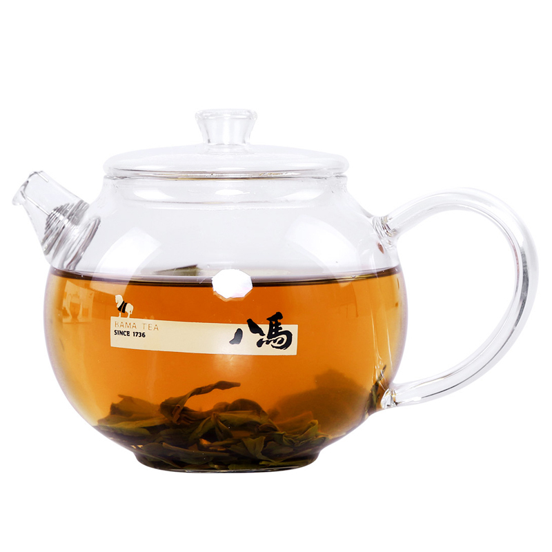 八馬茶業 TZB007明韵玻璃套组(高硼硅玻璃茶壶250ml/1个,高硼硅玻璃茶杯60ml/1个)