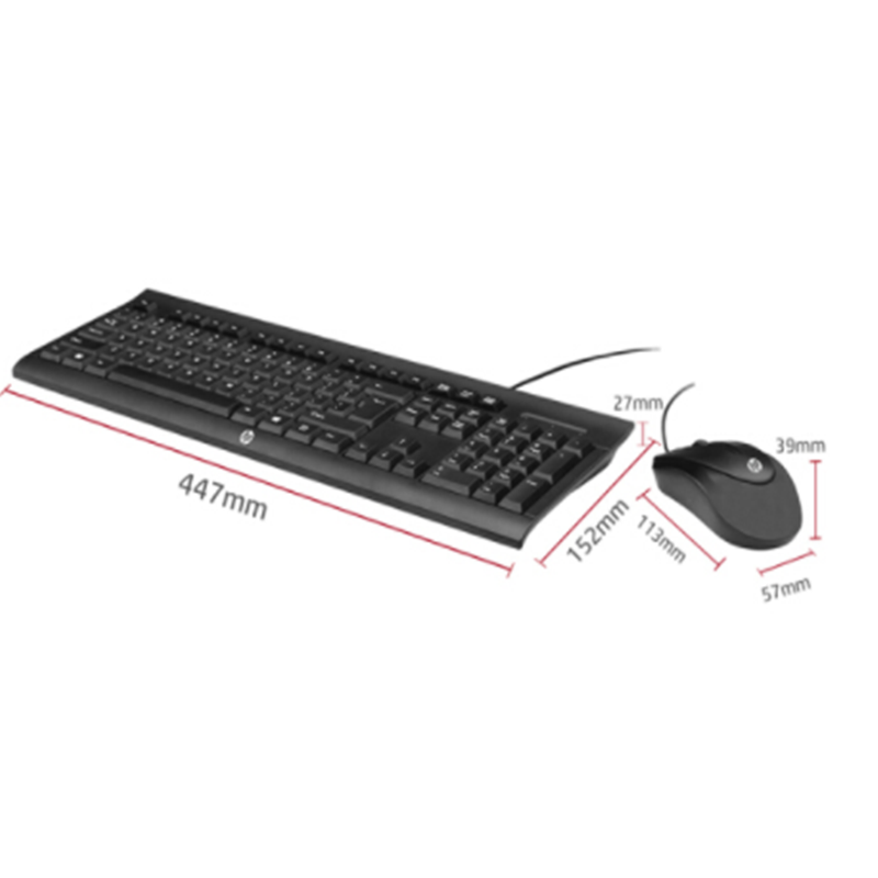 惠普 HP 有线键鼠套装 Z4M39PA 藏羚羊三代PLUS USB