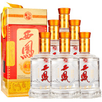 2013年产西凤酒45度金窖浓香型粮食白酒整箱6瓶箱装陈年老酒收藏自饮西风酒