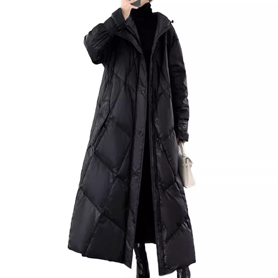 2025年新款大码棉服女冬中长款加厚韩版外套胖MM宽松棉衣潮流棉袄高清大图