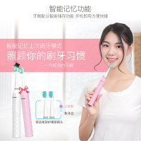 佳禾美电动牙刷成人充电式软毛超声波自动牙刷学生党男女情侣[共2支刷头] HM-T2