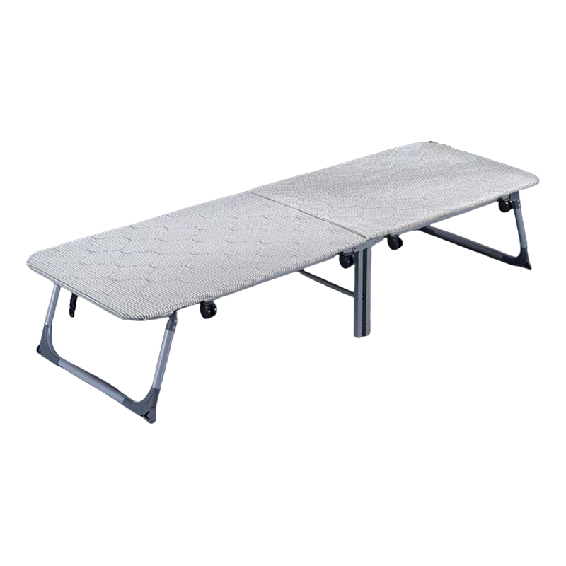 围达 板式折叠床 80宽白色条纹款 张高清大图