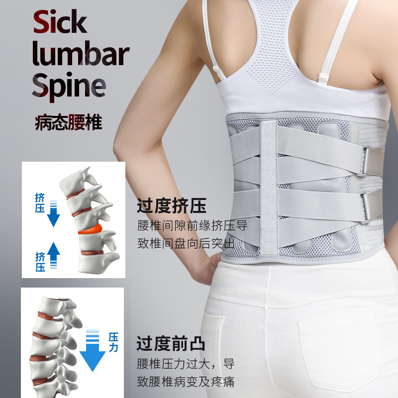 爱护佳护腰带腰肌劳损医用腰椎间盘突出治疗器腰托发热腰围带男女高清大图