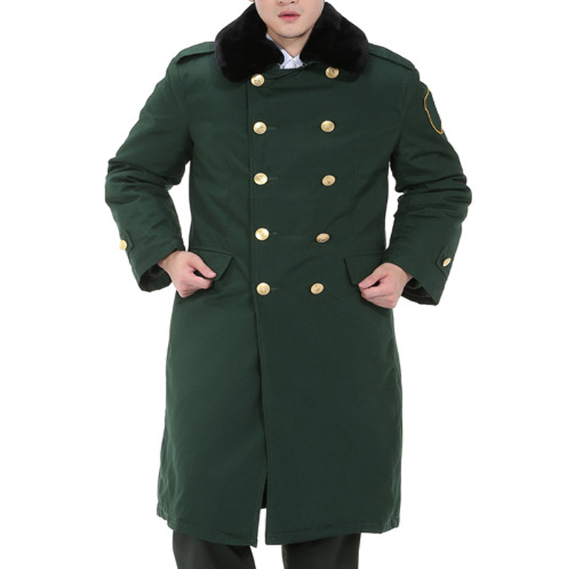 士款军绿消防棉大衣20件起购视频