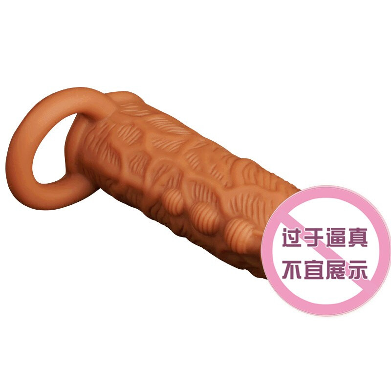 云曼(Yunman) 狼牙套男用成人加长加粗锁精环液态柔软逼真 M款浮点(无震动)长15赠长3.5赠粗1内径3cm高清大图