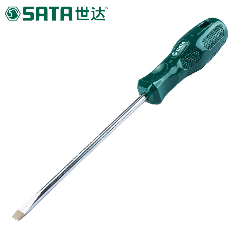 世达(SATA)A系列一字形螺丝批头起子改锥螺丝刀多功能 5x200mm 62210(10把起订 拍少不发货 不零售)