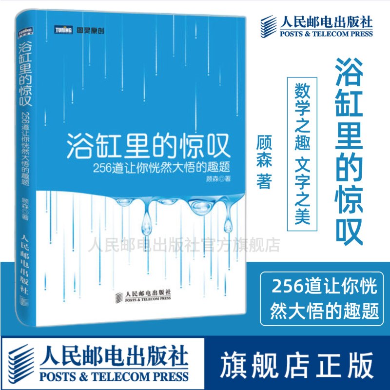 [正版]浴缸里的惊叹 256道让你恍然大悟的趣题 顾森 著 数学分析中的典型问题离散数学趣味数学之美好玩的数学