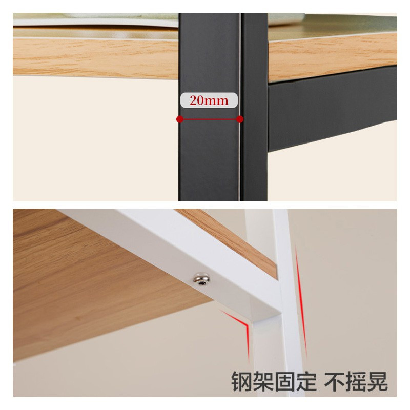 家用厨房置物架落地多层储物架微波炉架烤箱架锅架收纳架调料架子收纳层架 三维工匠