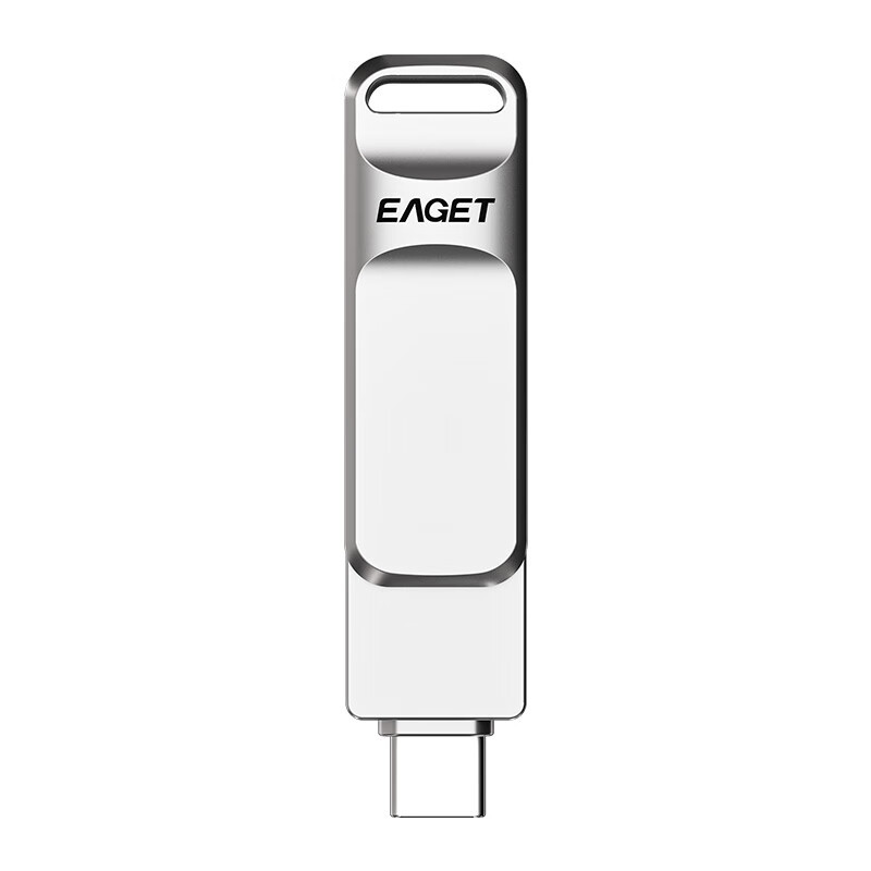 忆捷(EAGET)CF20 手机U盘Type-C USB3.0 双接口手机电脑多用旋转优盘金属 128GB高清大图