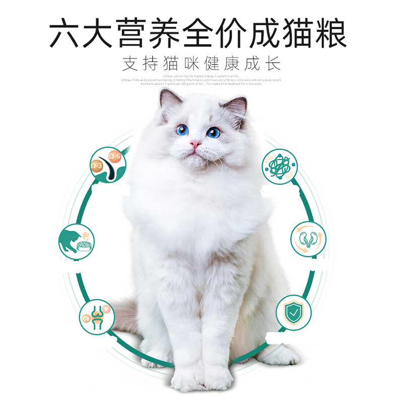 麦富迪猫粮 美短英短蓝猫鱼油成猫粮增肥发腮美毛明目天然粮 鱼油成猫1.5kg高清大图