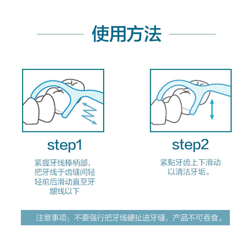 屈臣氏圆线护理牙线棒600支剔牙家庭装牙签便携量贩装旗舰店