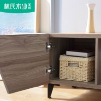 林氏木业北欧简约现代电视柜茶几组合小户型客厅家具组合套装DV1M