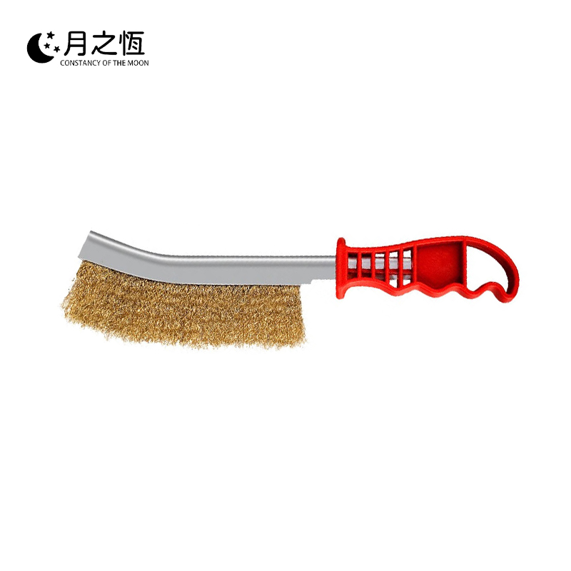 月之恒铁把钢丝刷通用把高清大图