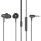 万魔(1MORE)E1025 Stylish 双动圈入耳式有线耳机 HiFi线控通用带麦音乐耳机 黑色