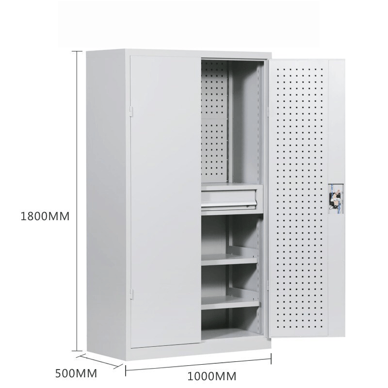 鑫睿辉 灰色工具柜 带网内一斗1000*500*1800mm 台高清大图