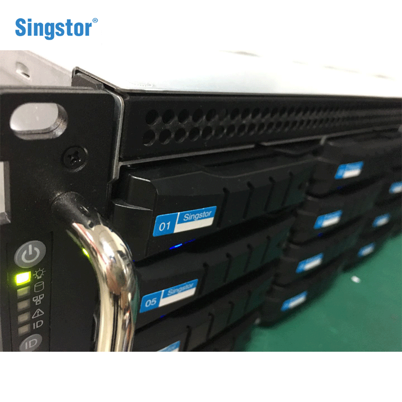 鑫云(Singstor)SS300P-16R真人秀制作磁盘阵列 4K剪辑光纤NAS中央共享存储 旗舰级