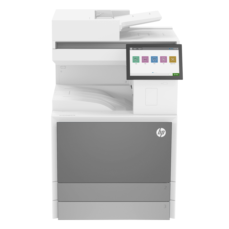 HP惠普LaserJet 78528dn A3彩色激光数码复合机打印复印扫描一体机自动双面 彩色激光打印机复印机 自动双面打印机双面复印高清大图