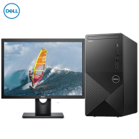 戴尔（DELL）成就Vostro3000系列 全新英特尔十代处理器 商用办公 家用娱乐台式机电脑整机 21.5英寸屏定制（Intel i5-10400 12GB 256GB 集显）