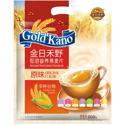 金日禾野即溶原味麦片