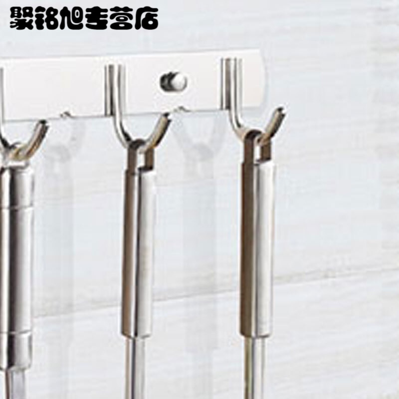 304挂衣钩衣钩排钩衣服衣帽钩毛巾卫生间免打孔挂钩不锈钢墙壁挂简约
