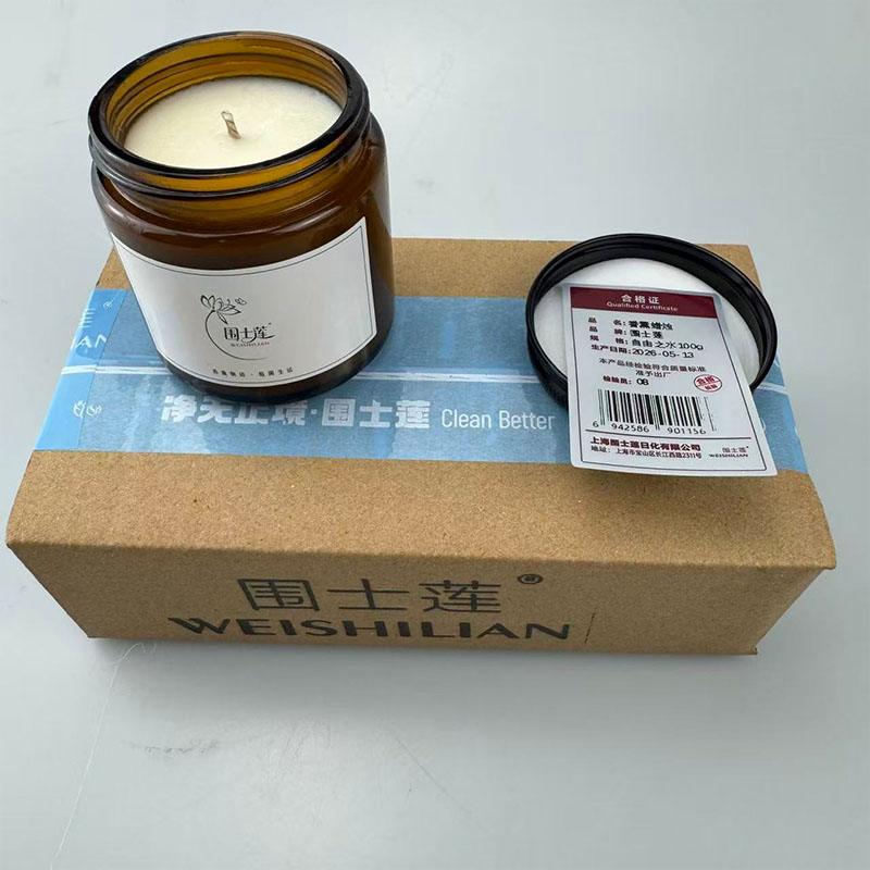 围士莲 香薰蜡烛 自由之水100g 瓶高清大图