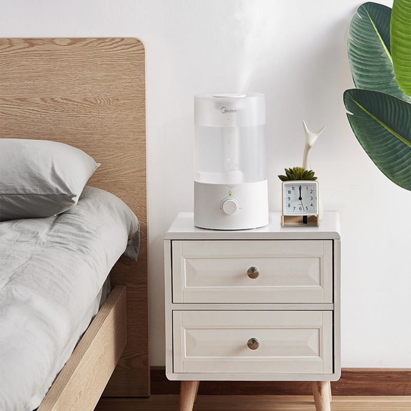美的(Midea)空气加湿器 3.5L水箱 超声波式家用低音有雾旋钮式 卧室孕妇办公室婴儿空调房加湿SC-3E40