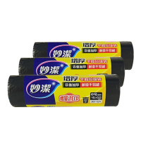 妙洁 垃圾袋 增厚平底中号10升 (45cm*50cm*36只)颜色随机