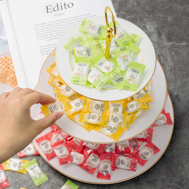 酷莎无糖薄荷糖商用小粒有个圈圈火锅店餐厅酒店前台接待糖果散装