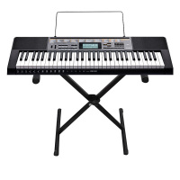 卡西欧（CASIO）LK-266 套餐一 入门 初学 家用 61键 力度键 发光键 电子琴 电子琴儿童 PVC合成面板