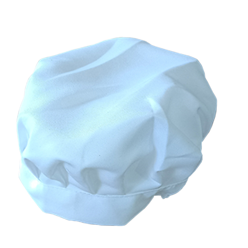 炯毅 帽子男女酒店餐厅餐饮饭店后厨蘑菇帽厨房烘焙店食堂厨师帽子 厨师帽 纯棉白色 均码 顶