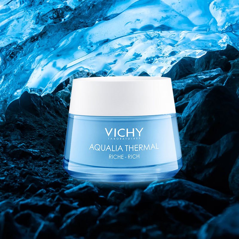 薇姿(VICHY)温泉矿物系列水活霜(滋润型) 50ml 补水修护 舒缓肌肤 面霜