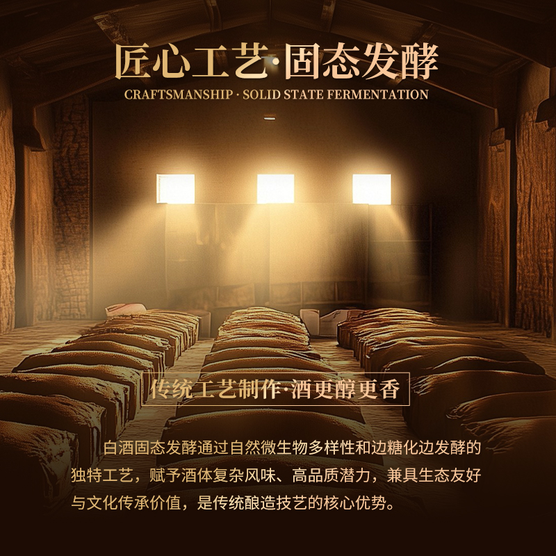 杏花村汾杏珍酿F18大曲清香型53度475ml*2*3盒整箱送礼双支礼盒装固态发酵高清大图